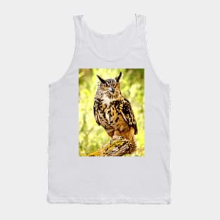 Eurasian Eagle Owl Tank Top